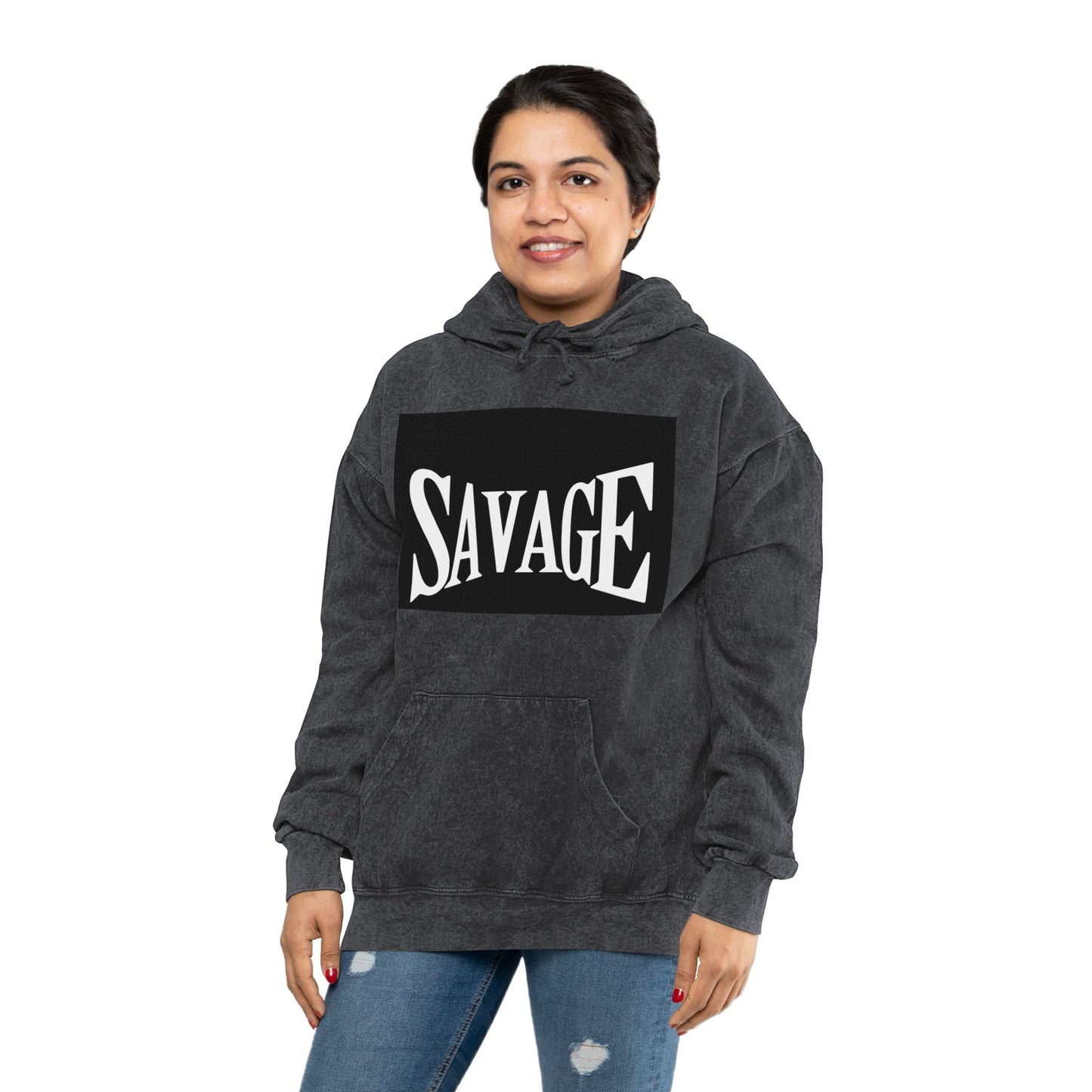 Unisex Mineral Wash Hoodie