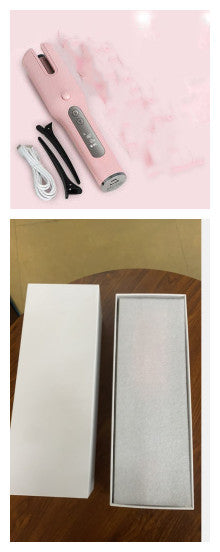 Wireless Automatic Curler USB  LCD Screen Ceramic Heating Anti-perm Curler Viralgem Store