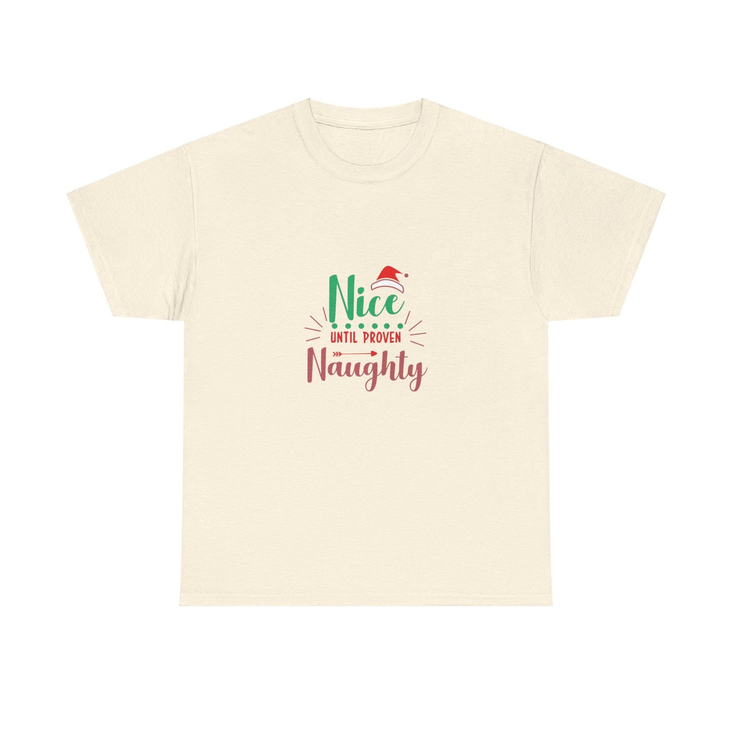 Unisex Heavy Cotton Tee Seasonal Tshirt Christmas Tshirt multi colors