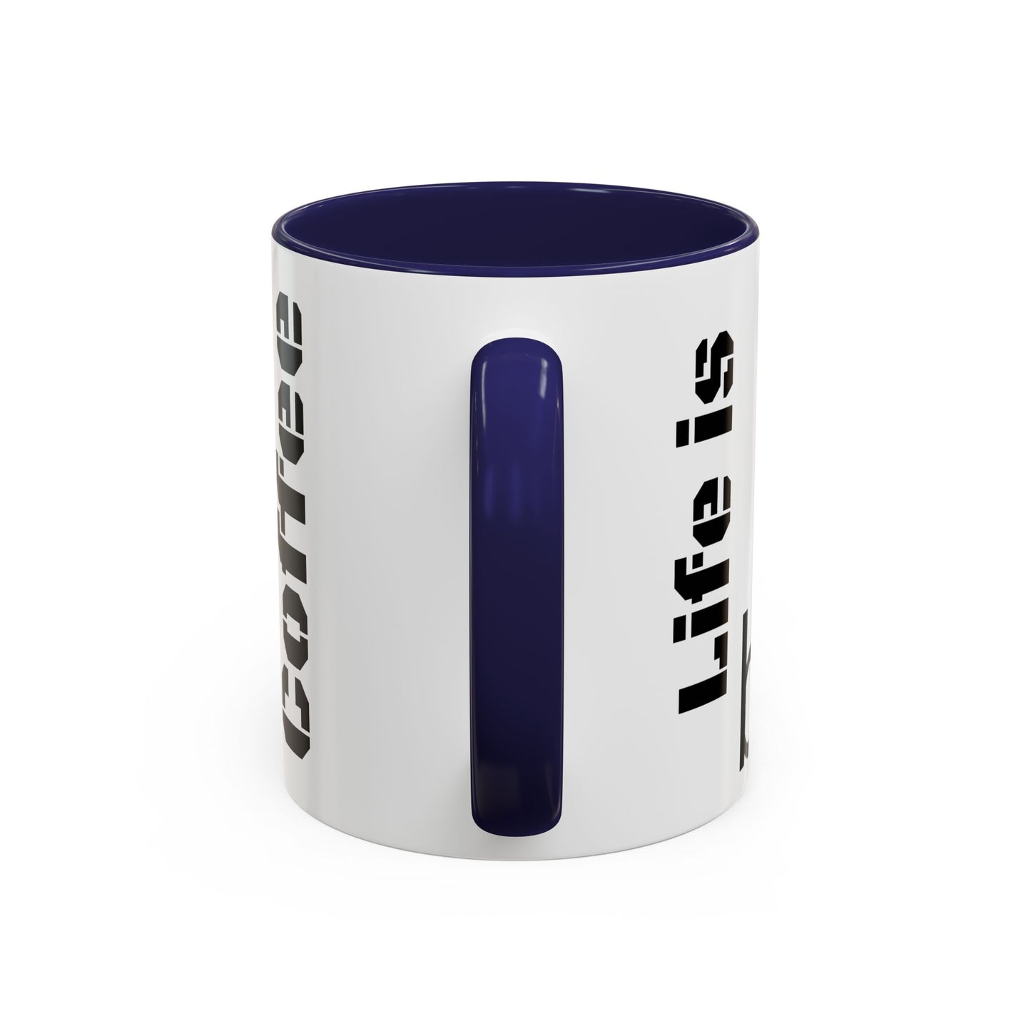 Accent Coffee Mug, 11oz, life is better with coffee