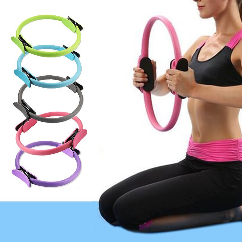 Yoga Fitness Pilates Ring Women Girls Circle Magic Dual Exercise Home Gym Workout Sports Lose Weight Body Resistance Viralgem Store