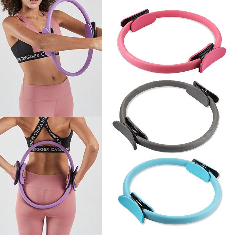 Yoga Fitness Pilates Ring Women Girls Circle Magic Dual Exercise Home Gym Workout Sports Lose Weight Body Resistance Viralgem Store