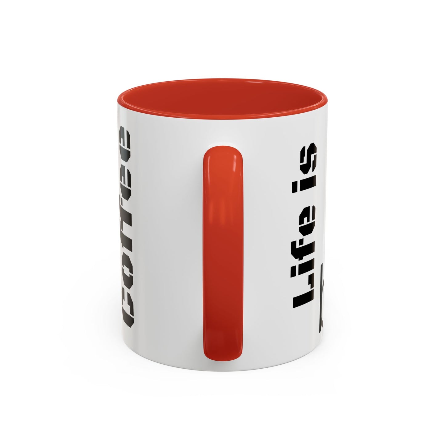 Accent Coffee Mug, 11oz, life is better with coffee