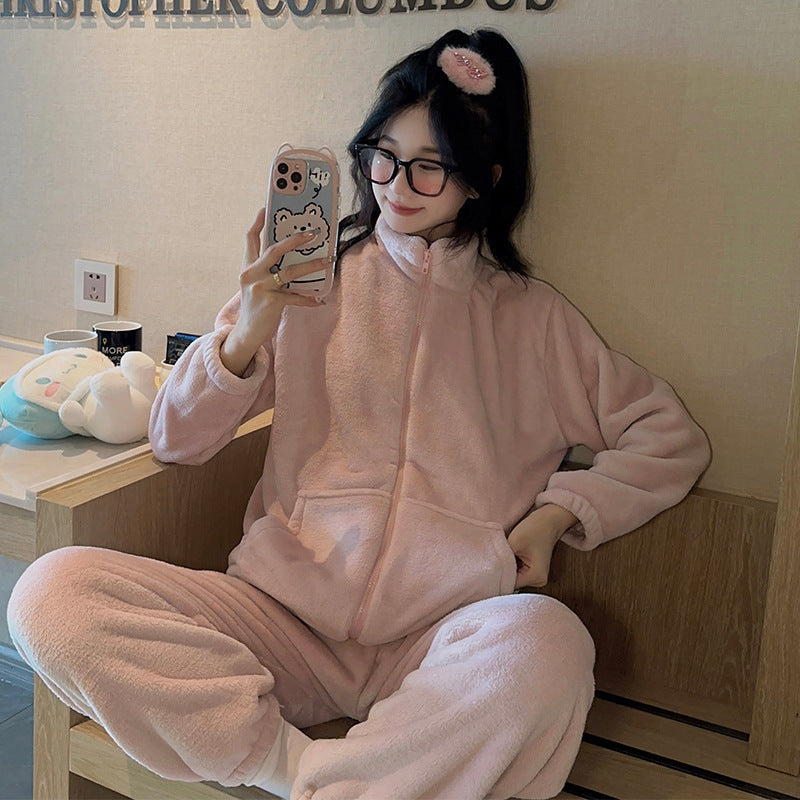 Women's Autumn And Winter Coral Fleece Pajamas Viralgem Store