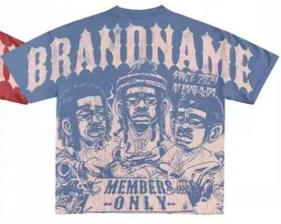 Y2g Harajuku Style T-shirt Men's Hip Hop Gothic Top Viralgem Store