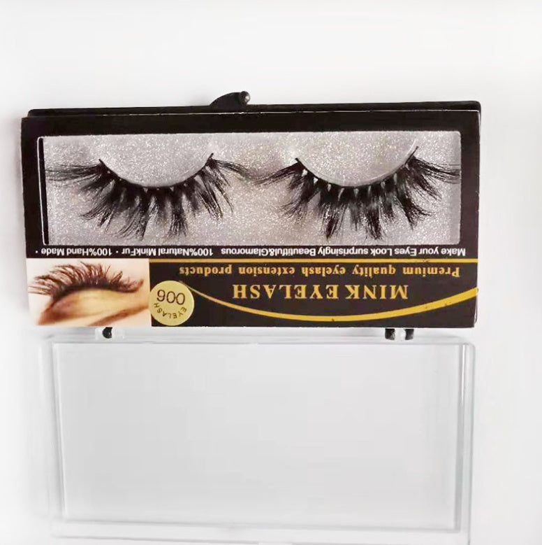 3D mink hair false eyelashes natural thick European and American wholesale handmade eyelashes Viralgem Store