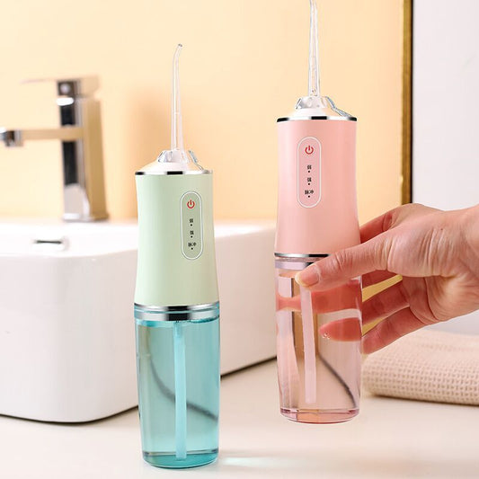 3 Modes Oral Irrigator USB Rechargeable Water Floss Portable Dental Water Flosser Jet 240ml Irrigator Dental Teeth Cleaner Viralgem Store