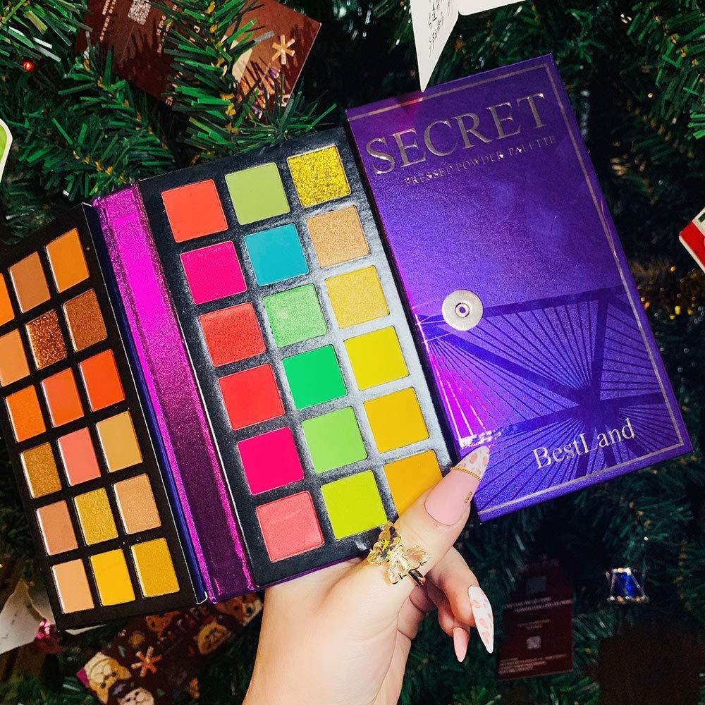 72 Color Eyeshadow Palette Color Board Shimmer Matte Nude Natural All In One, Carnival/Mardi Gras/Masquerade Freshlook Styles