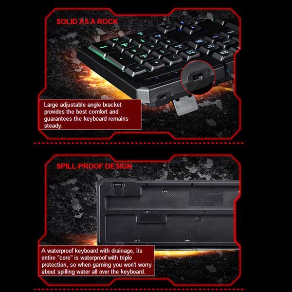 Urban Rain Gaming Keyboard Viralgem Store