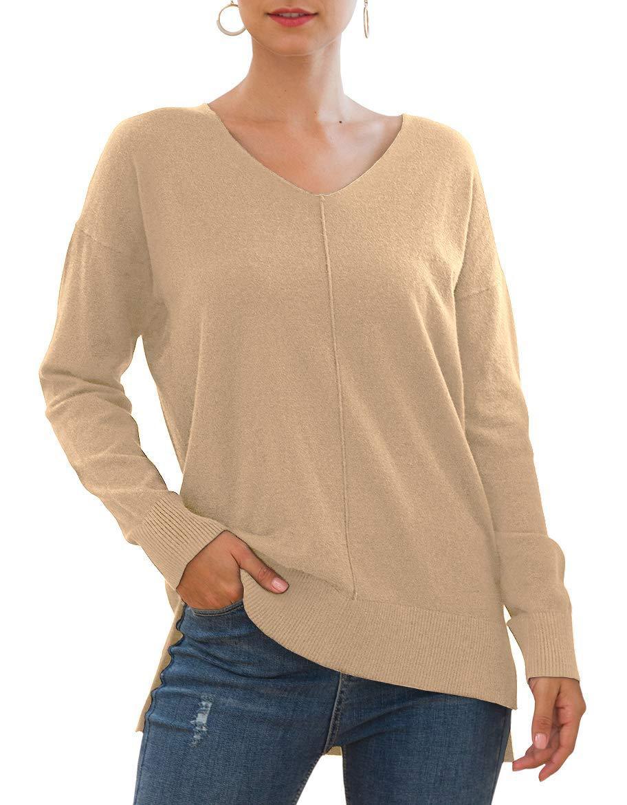 V-neck Batwing Sleeve Knitted Sweater Viralgem Store