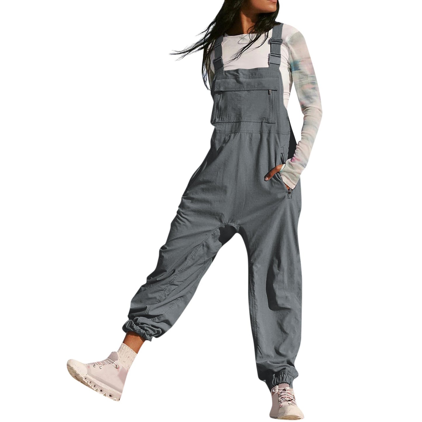 Working Bib Top Pants Amazon Fashion Leisure Tappered Jumpsuit Viralgem Store