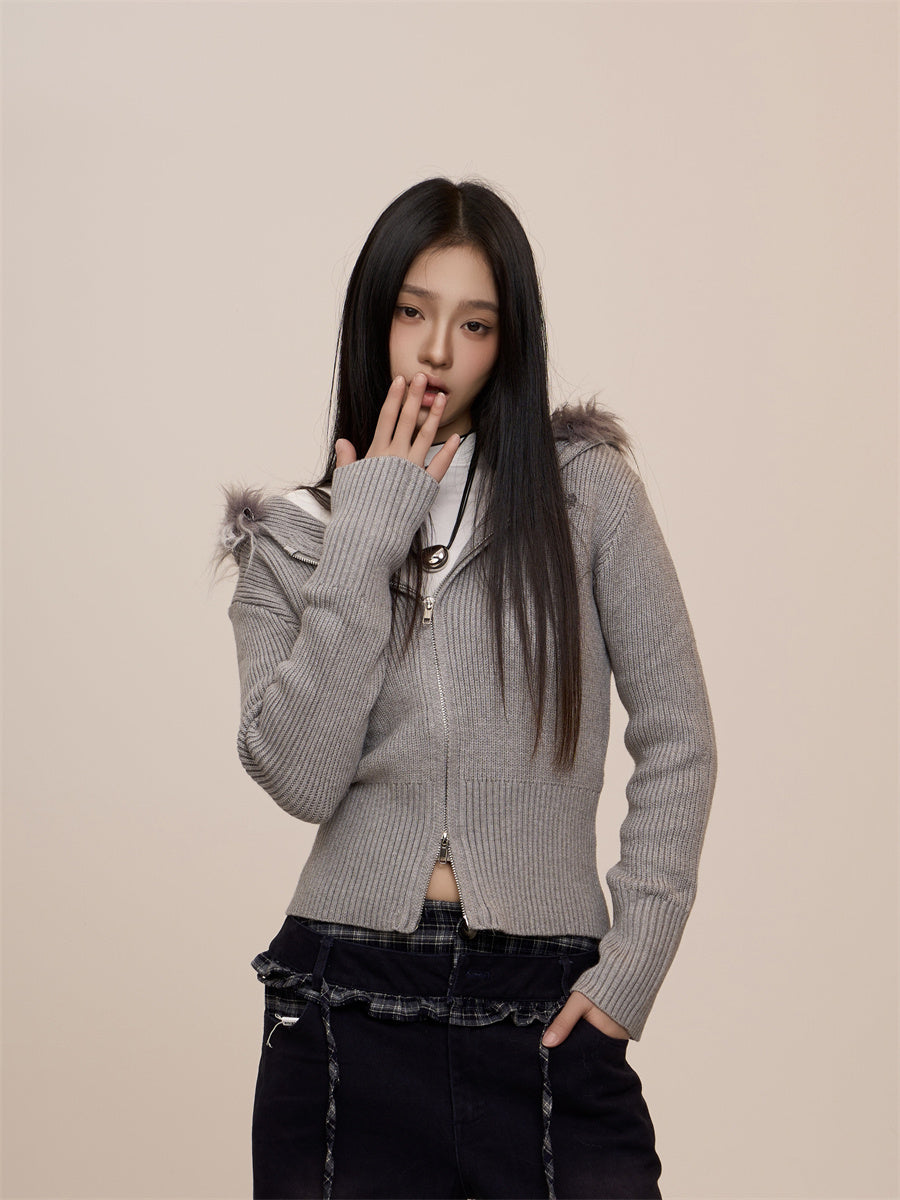 American Retro Wine Red New Year Hooded Sweater Coat Viralgem Store