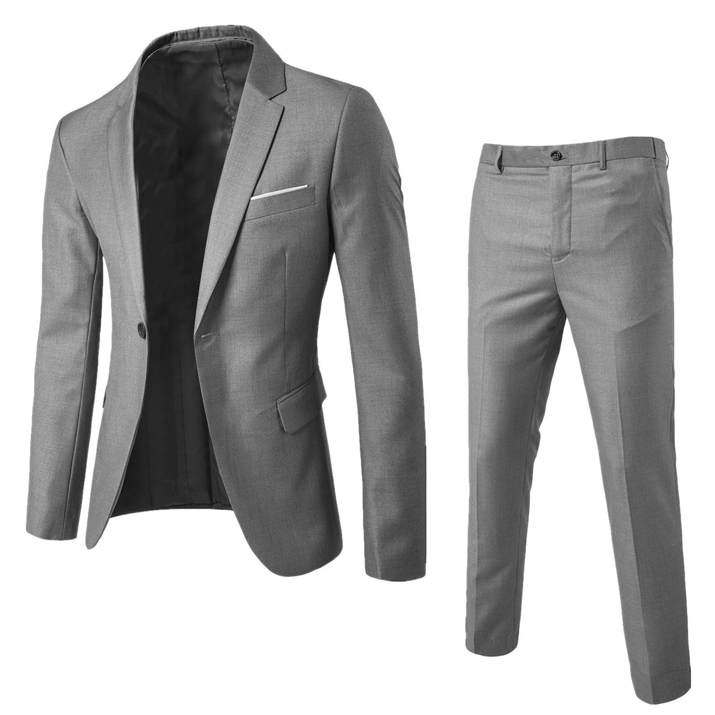 Two-piece Suit Business Professional Formal Wear Korean Slim Fit Viralgem Store