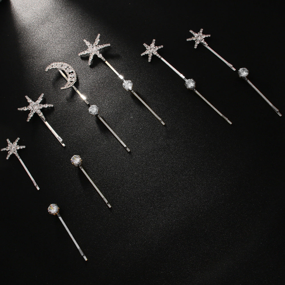 Star Hairpin Cute Trumpet Rhinestone Bobby Pin Viralgem Store