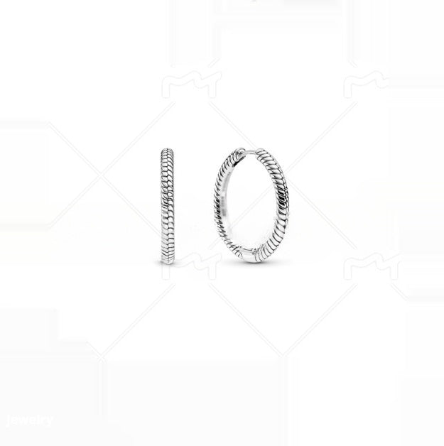 White Copper Silver Plated Bracelet String Beads Rose Gold Gold Circle Ear Studs Viralgem Store