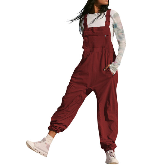 Working Bib Top Pants Amazon Fashion Leisure Tappered Jumpsuit Viralgem Store