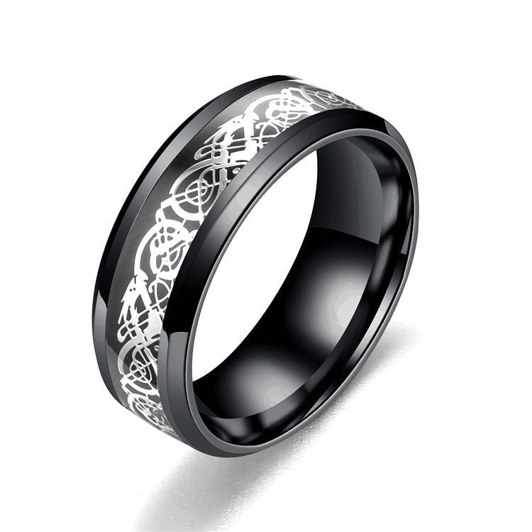 Stainless steel dragon pattern ring Viralgem Store