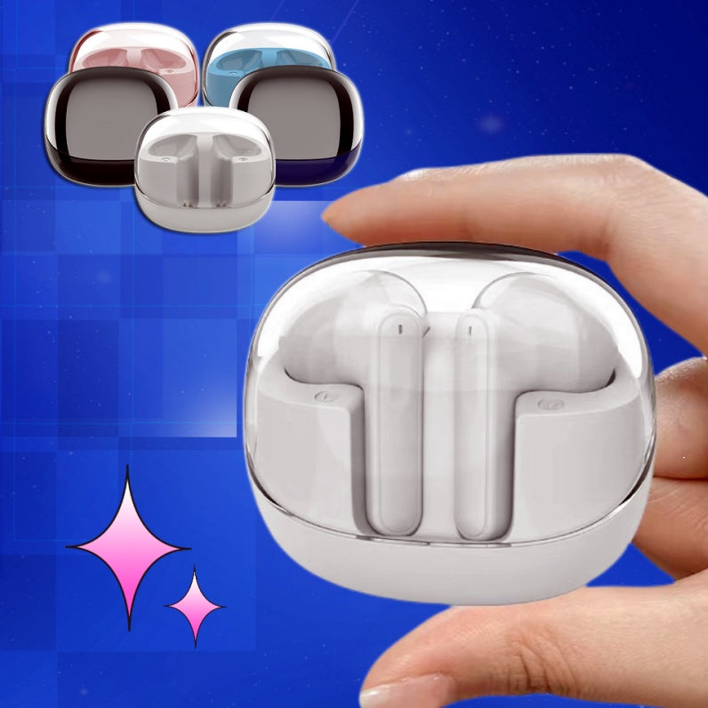 Wireless Bluetooth-compatible Headset Transparent Mini Bin Viralgem Store