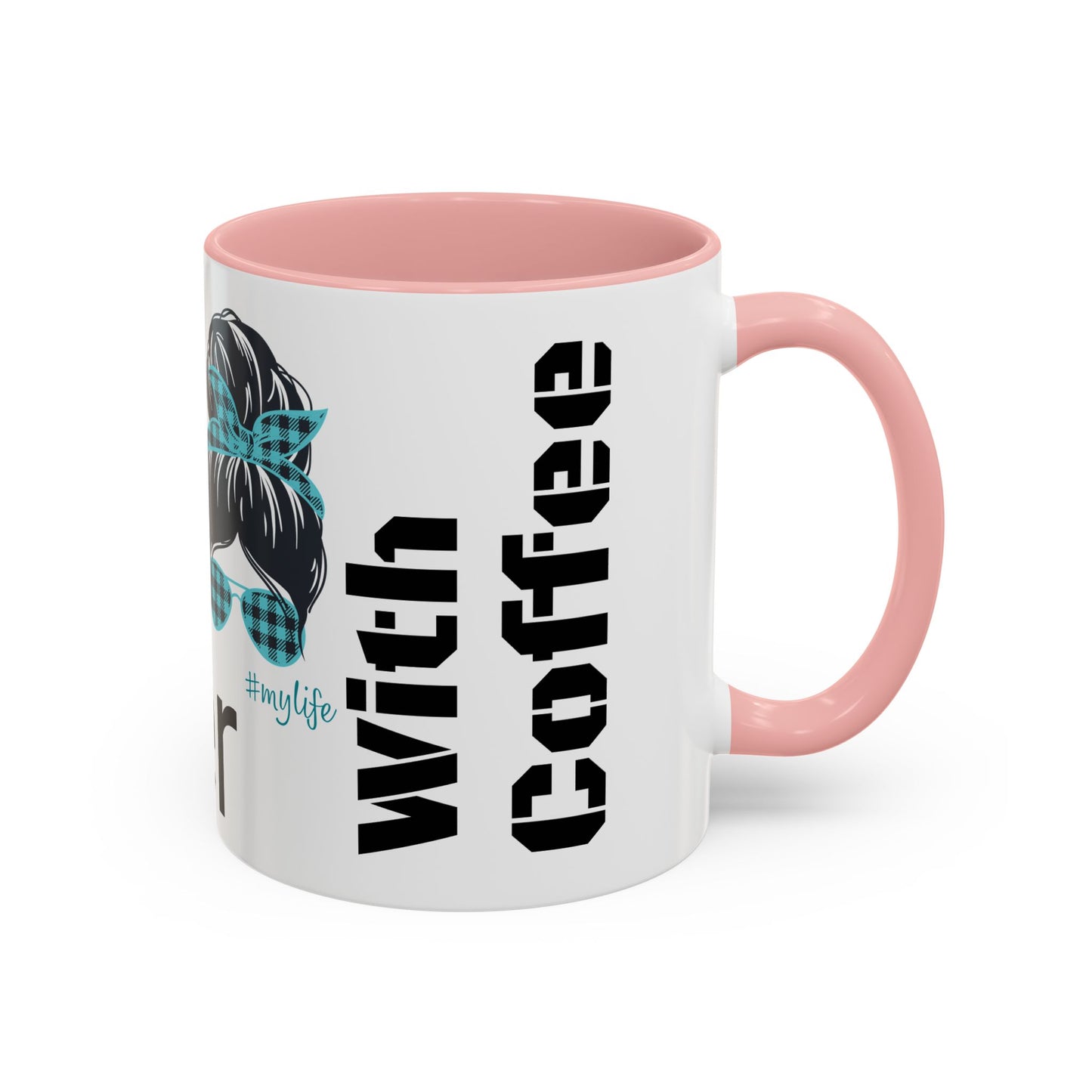 Accent Coffee Mug, 11oz, life is better with coffee