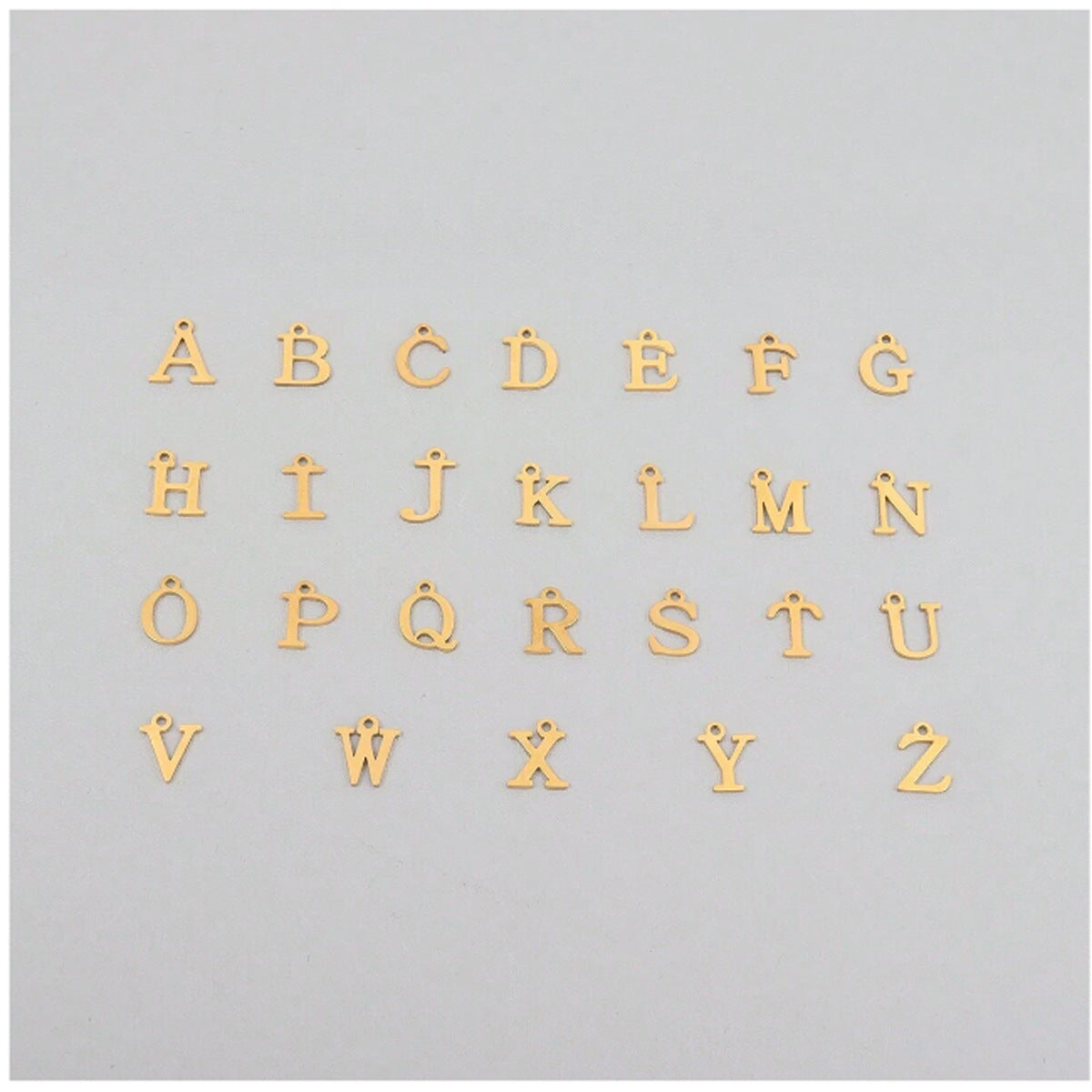 26-letter Hanging Stainless Steel Letter Necklace Viralgem Store