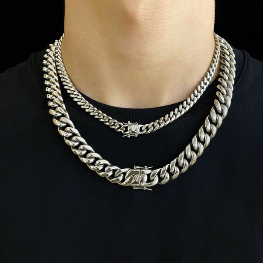 Three Dimensional Cut Hip Hop Choker Cuban Necklace Viralgem Store