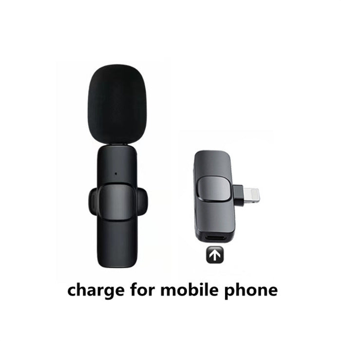 Wireless Lavalier Microphone Portable Audio Video Recording Mini Mic For I Phone Android Long Battery Life Live Broadcast Gaming Viralgem Store