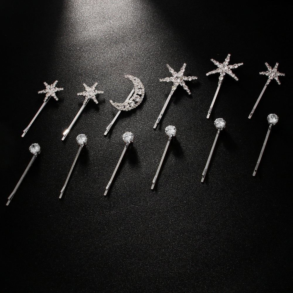 Star Hairpin Cute Trumpet Rhinestone Bobby Pin Viralgem Store