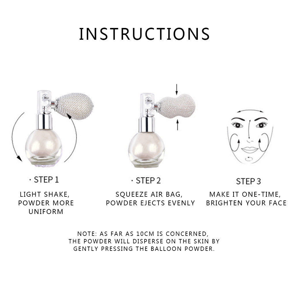 Spray Brightening Glitter Powder Body Powder Highlighter Viralgem Store