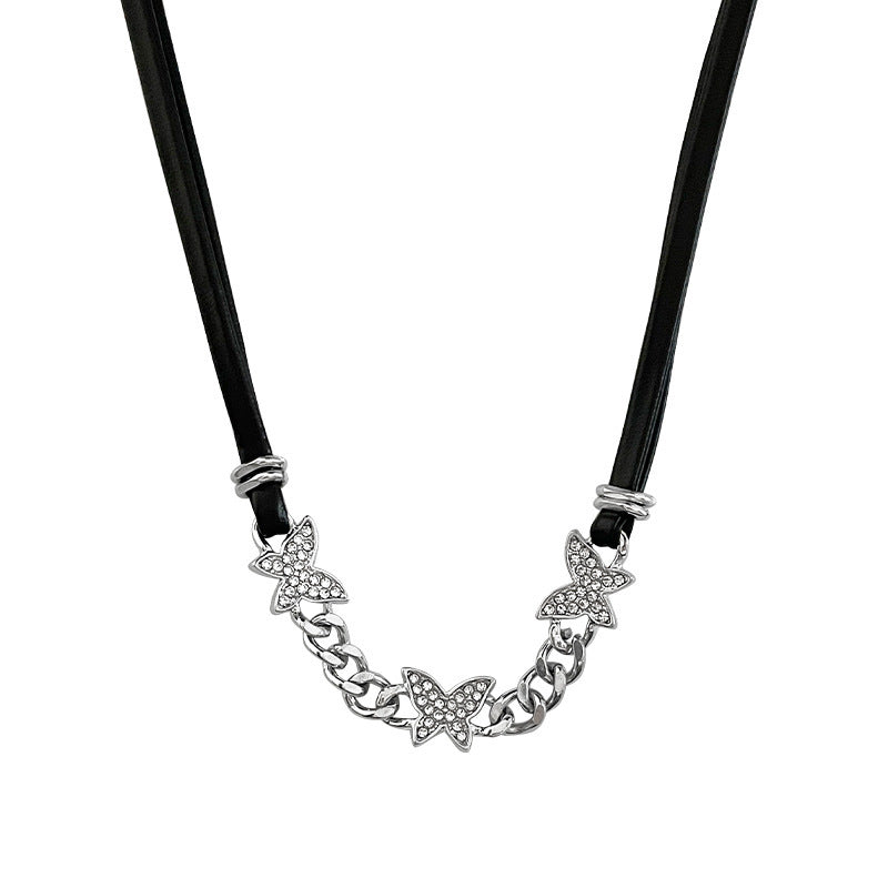 Special-interest Design Butterfly Black Choker Necklace Viralgem Store