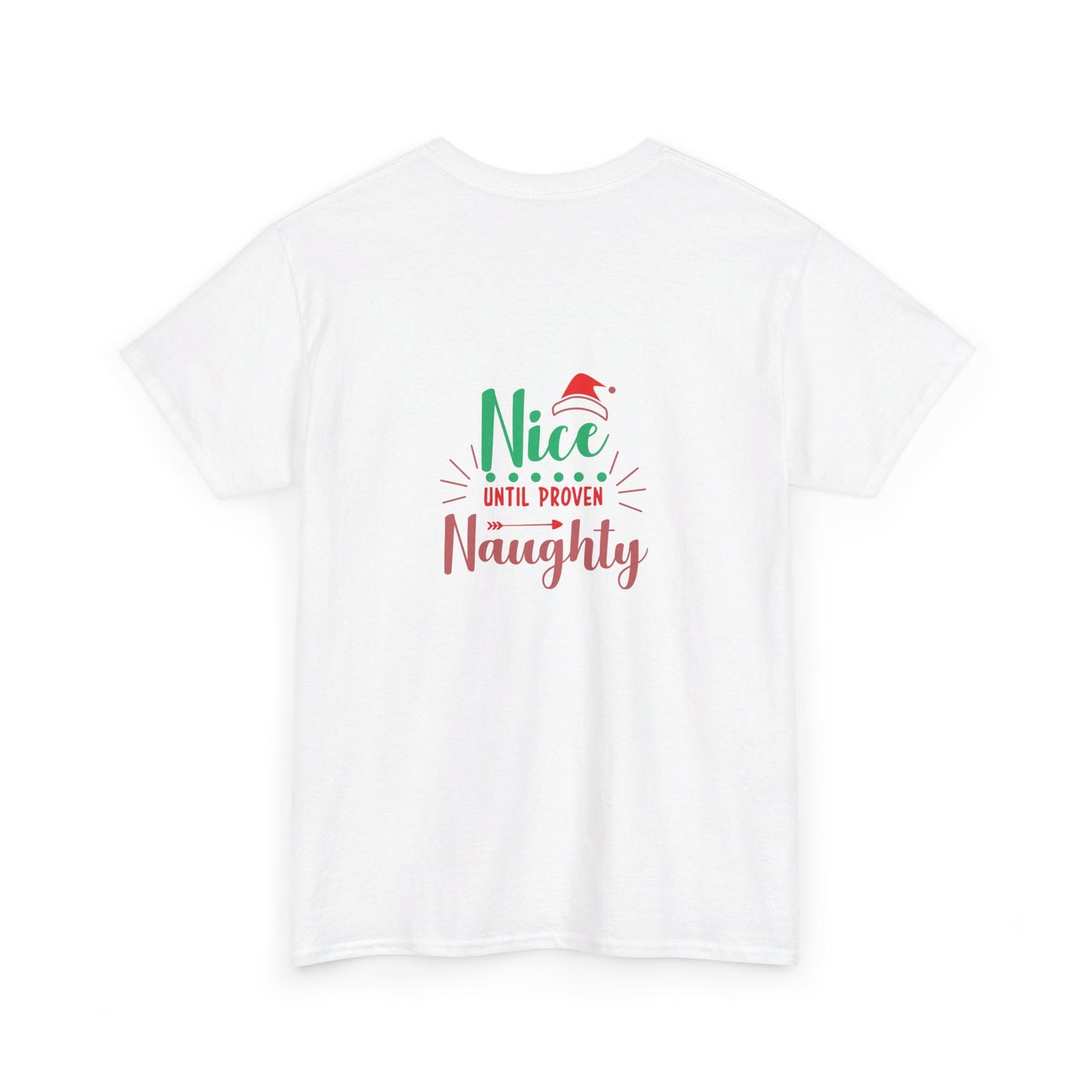 Unisex Heavy Cotton Tee Seasonal Tshirt Christmas Tshirt multi colors