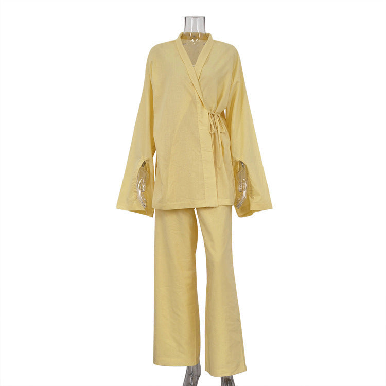 Women's Trousers Casual Two-piece Suit Homewear Can Be Worn Outside Viralgem Store