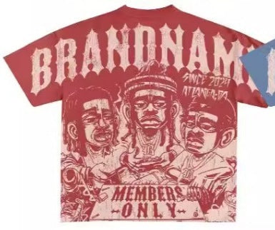 Y2g Harajuku Style T-shirt Men's Hip Hop Gothic Top Viralgem Store