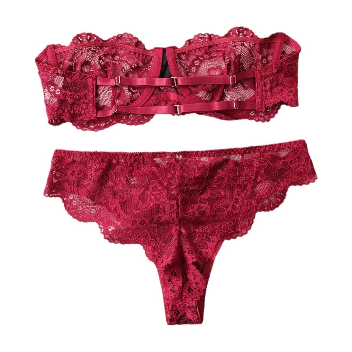 Women's Lace Flowers Print Underwear Suit Viralgem Store