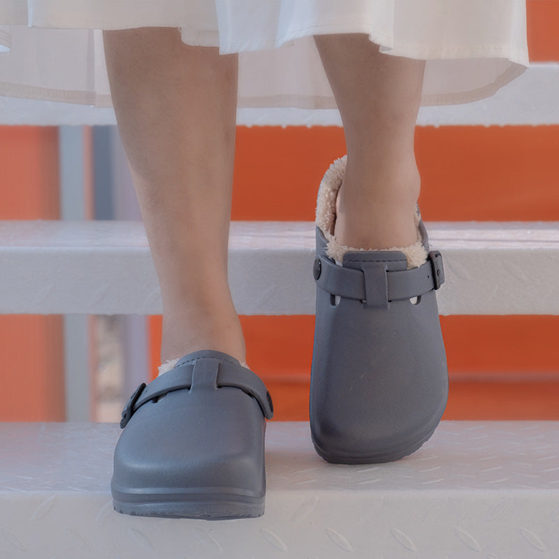 Warm Indoor Mute Couple Household Cotton Slippers