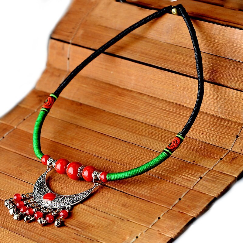 Tibetan Statement Necklace Women Ethnic Chain Choker Viralgem Store