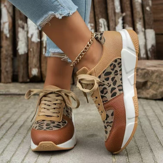 Thick Bottom Camouflage Lace Up Casual Sneaker Women Viralgem Store