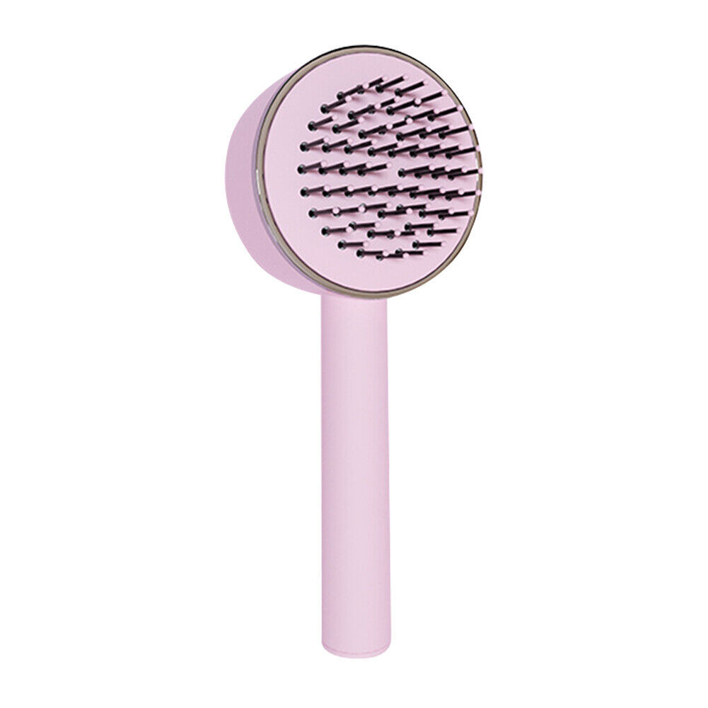 3D Air Cushion Massager Brush With Retractable Bristles Self Cleaning Hair Brush Massage One-key Self-cleaning Hair Brush Anti-Static Airbag Massage Comb For Women Curly Hair Brush Viralgem Store