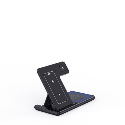 15W 3 In 1 LED Fast Wireless Charger Stand Foldable Charging Station For Smart Phone 15 14 13 12 11 IWatch 9 8 7 6 5 Airpods Pro Viralgem Store