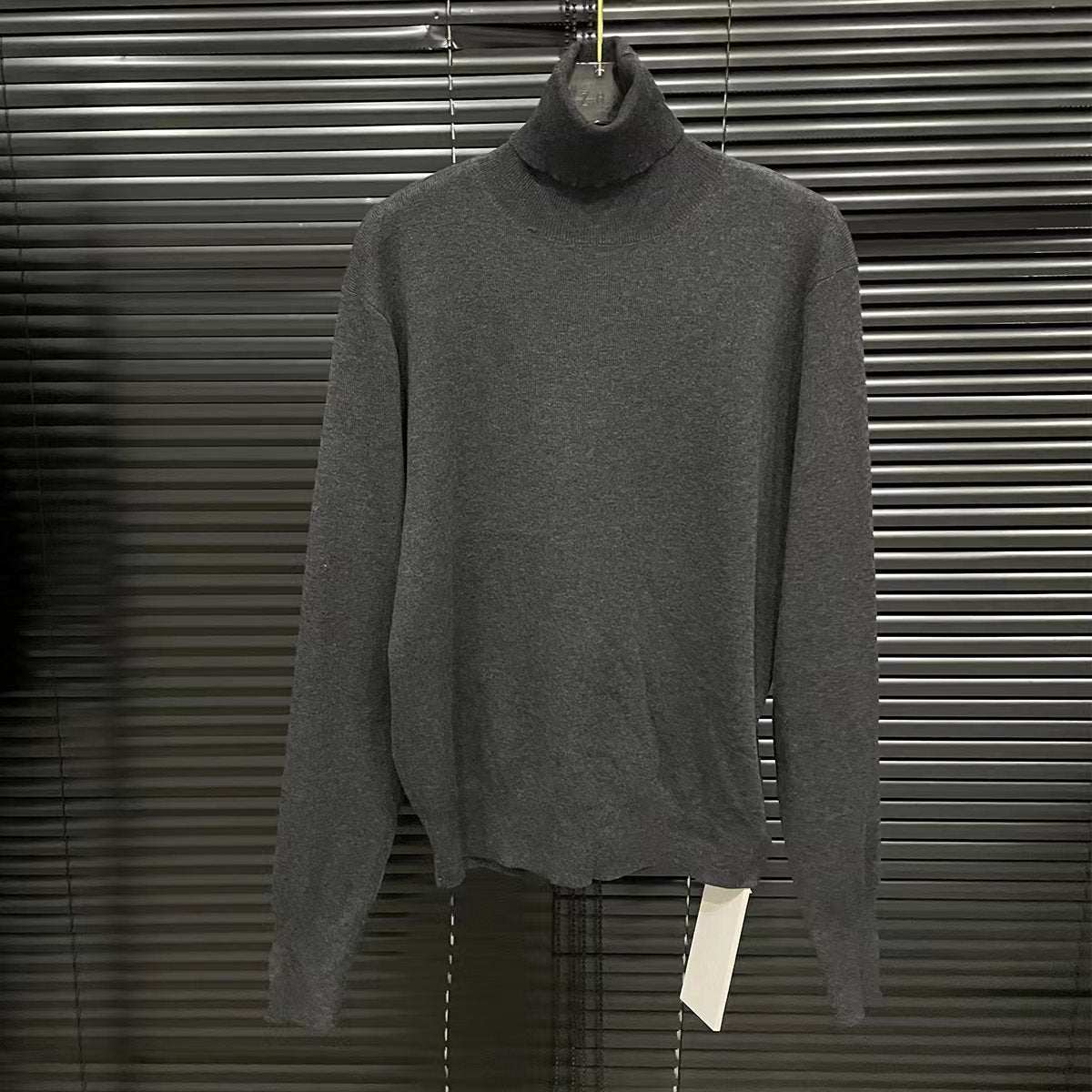 Women's Open Back Turtleneck Sweater American Minority Simple Two-way Design Sweater Viralgem Store