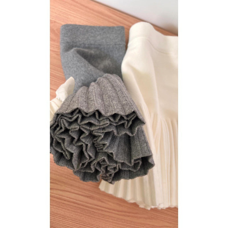 Women's Wool Knitted Skirt Autumn And Winter Slimming High Waist Viralgem Store