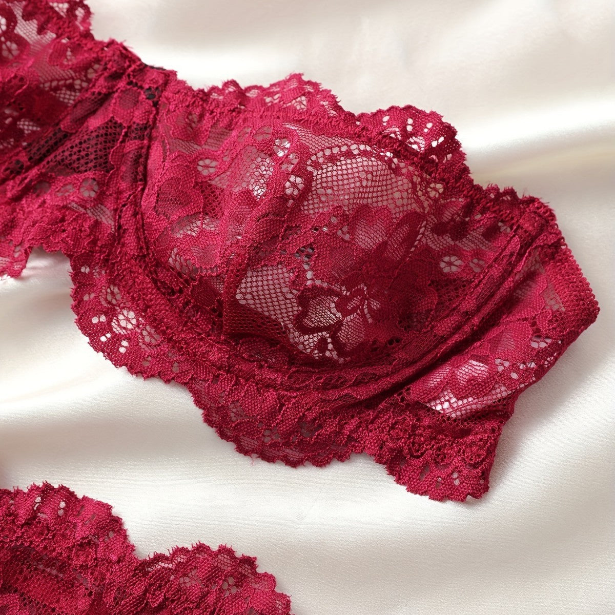 Women's Lace Flowers Print Underwear Suit Viralgem Store