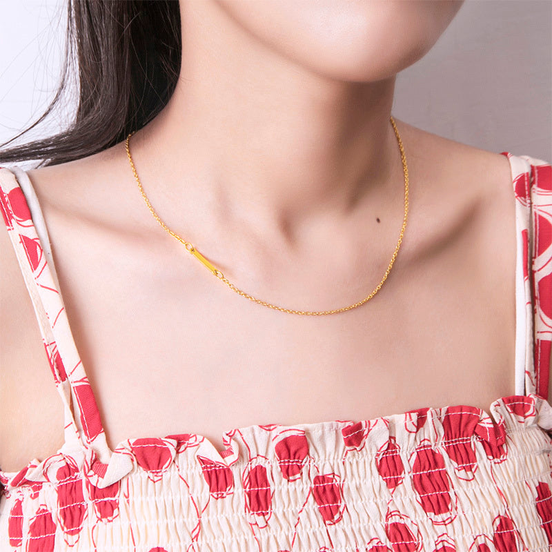 26 English Initials Letter Clavicle Chain Necklace Choker