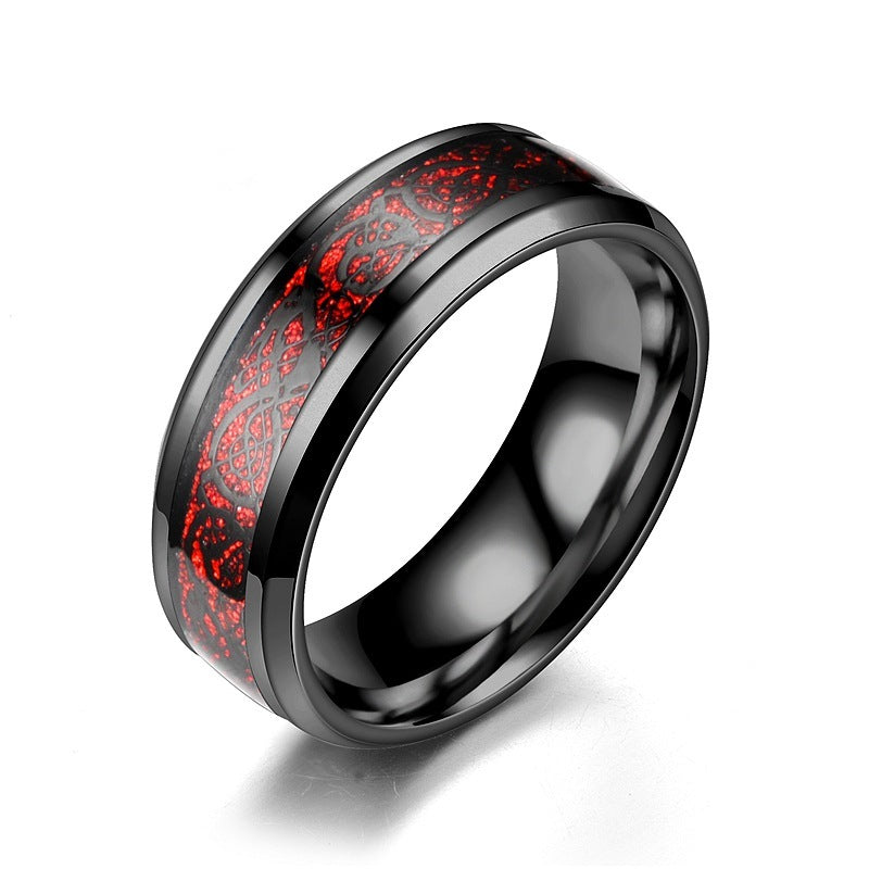 Stainless steel dragon pattern ring Viralgem Store