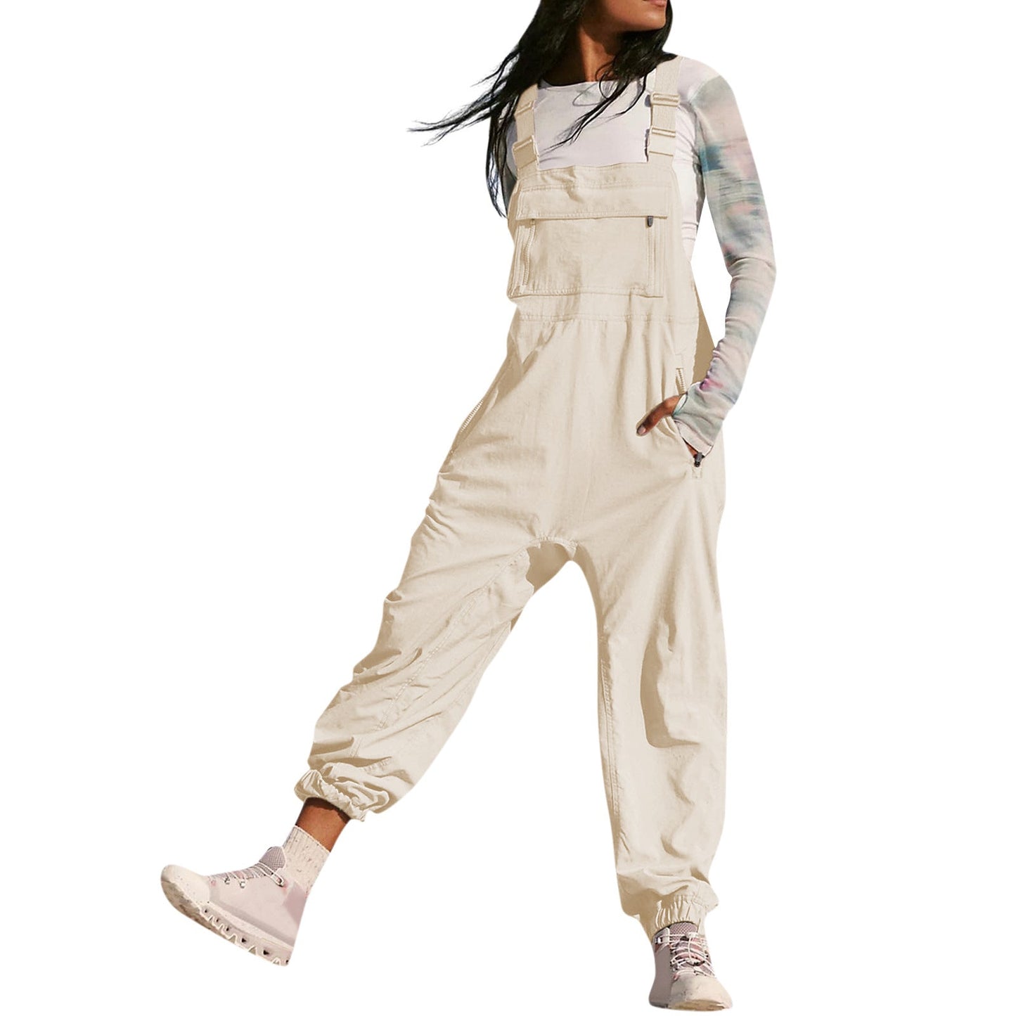 Working Bib Top Pants Amazon Fashion Leisure Tappered Jumpsuit Viralgem Store
