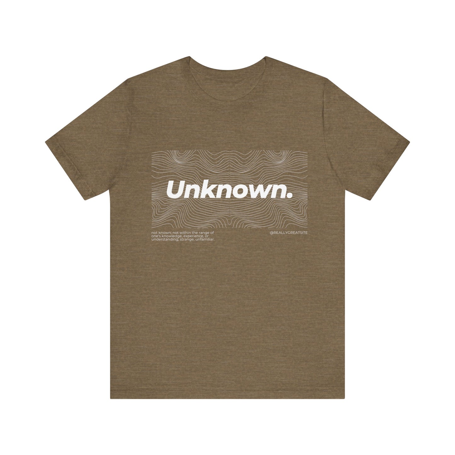 Unknown Tshirt, Anonymous Tshirt, Unisex Shirt