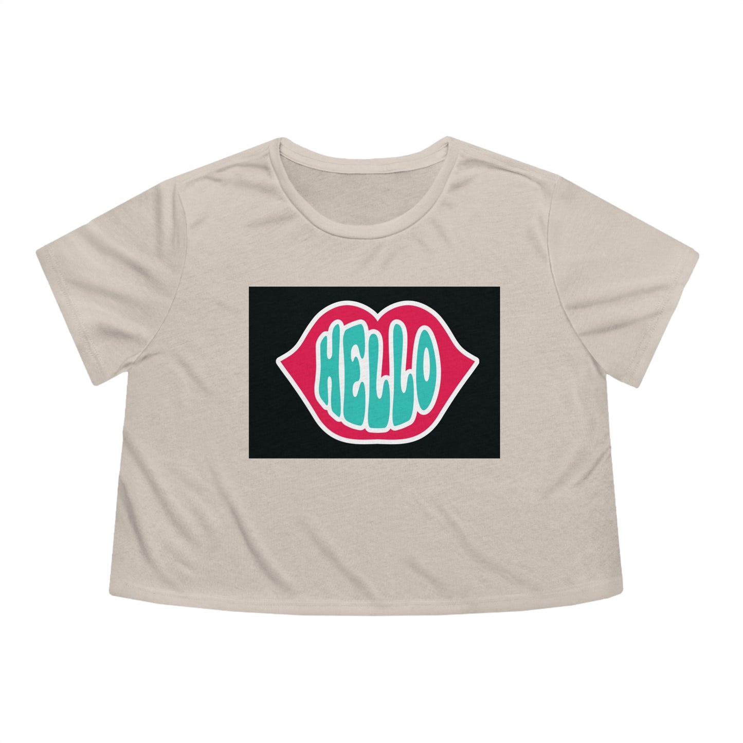 Women's Flowy Cropped Tee