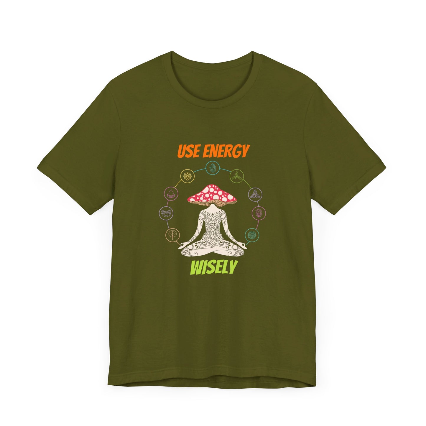 Use Energy Wisely Tshirt Good Energy Tshirt Unisex Jersey Short Sleeve Tee