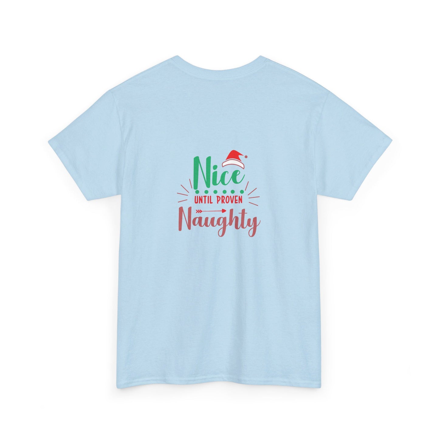 Unisex Heavy Cotton Tee Seasonal Tshirt Christmas Tshirt multi colors