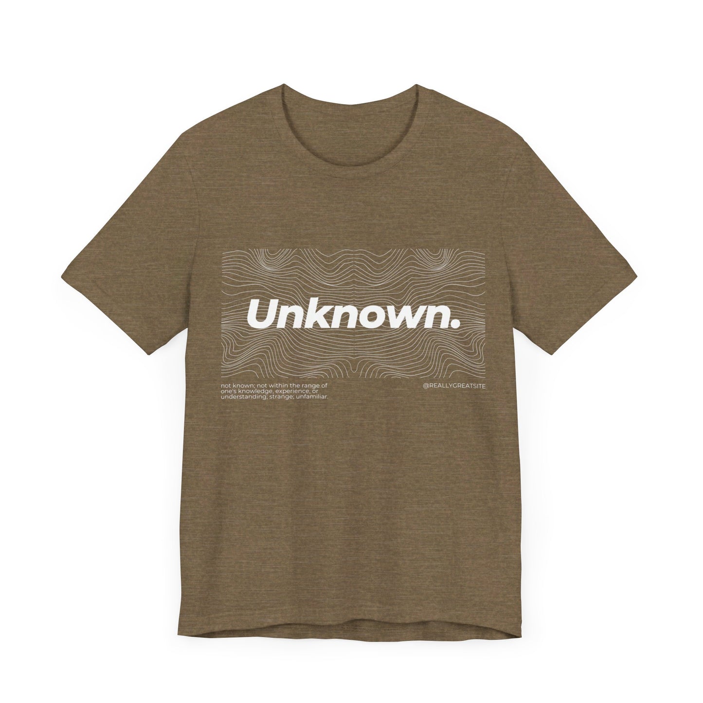 Unknown Tshirt, Anonymous Tshirt, Unisex Shirt