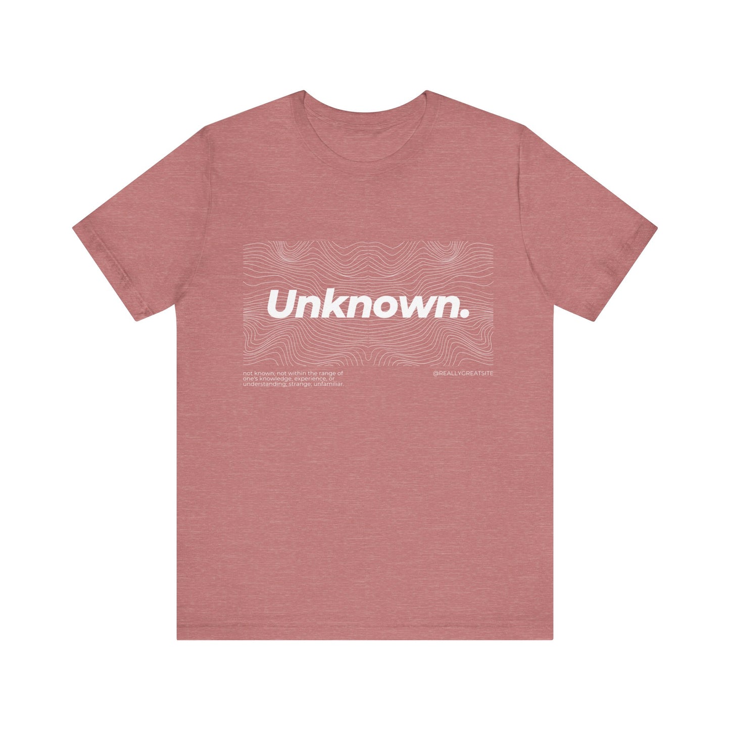 Unknown Tshirt, Anonymous Tshirt, Unisex Shirt